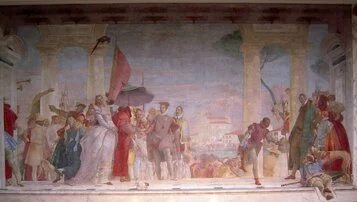 Tiepolo, Reception, of, Henri, III, at, Villa, Contarini
